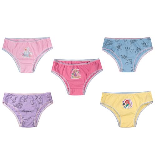 Kit Calcinha Infantil Princesas Sortido - Disney