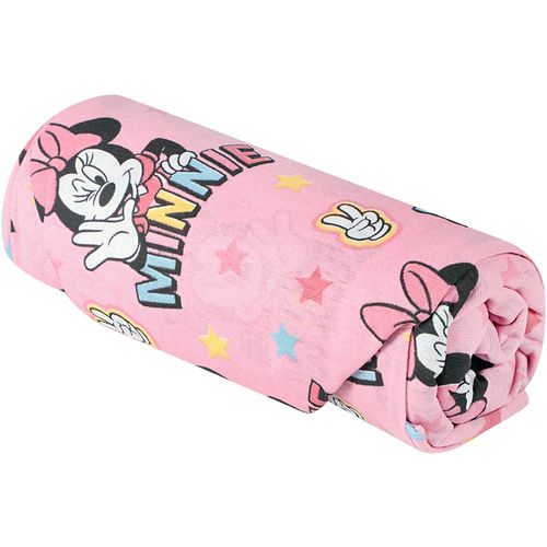 Jogo De Cama Malha Minnie Mouse Happy Go Lucky