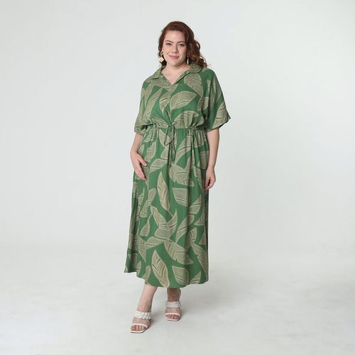 Vestido Plus Size Verde