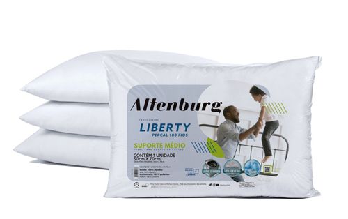 Travesseiro Liberty Percal 180 fios Altenburg