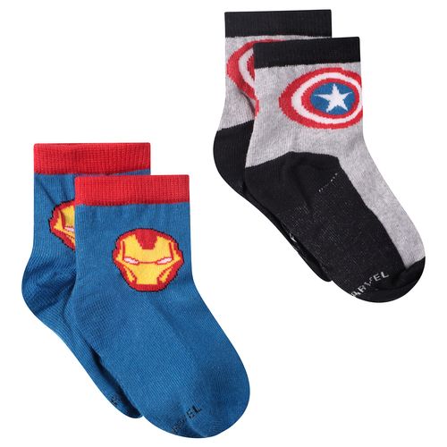 Kit Meia Soquete Infantil Vingadores Sortido - Marvel