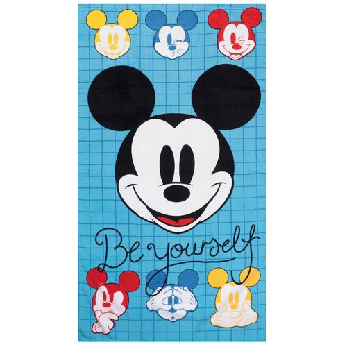 Toalha De Banho Aveludada  Mickey Mouse Be Yourself Rpt 998177
