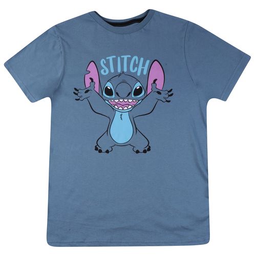 Camiseta Disney Stitch Língua Azul