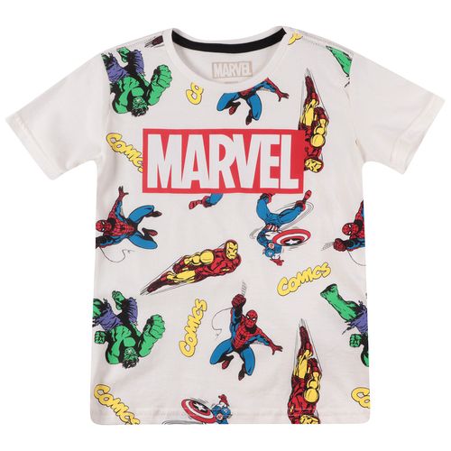 Camiseta Marvel Off White