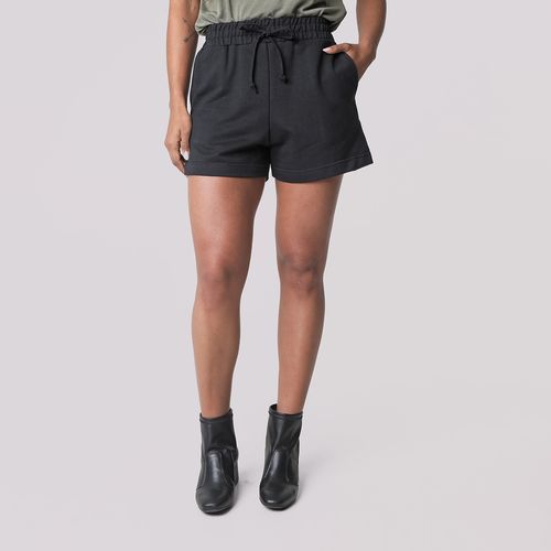 Short Bolso e Amarração Preto - Viva