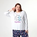 Pijama-Estampado-Stitch-Cinza---Disney