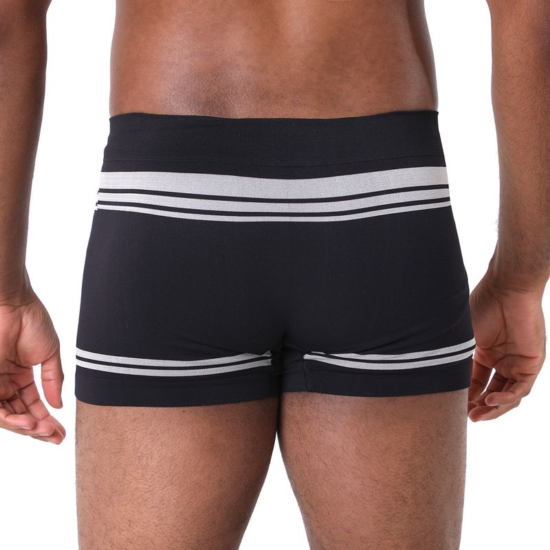 Cueca-Sem-Costura-Com-Listra-Bicolor-Preto---Id-Casual