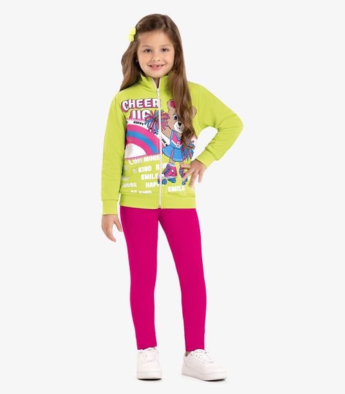 Conjunto Infantil Jaqueta Com Legging Rovi Kids Verde