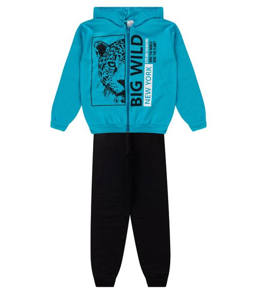 Conjunto Infantil Menino Com Jaqueta Select Azul