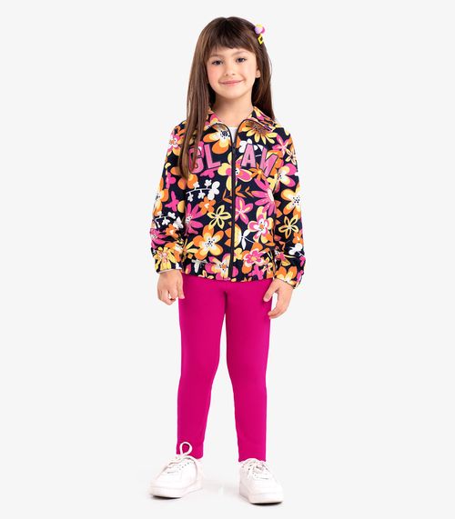 Conjunto Infantil Jaqueta E Legging Rovi Kids Azul