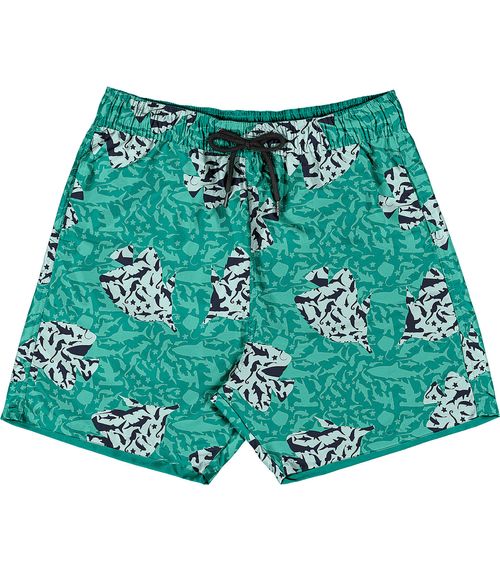 Shorts Masculino Estampado Microfibra Rovitex Verde