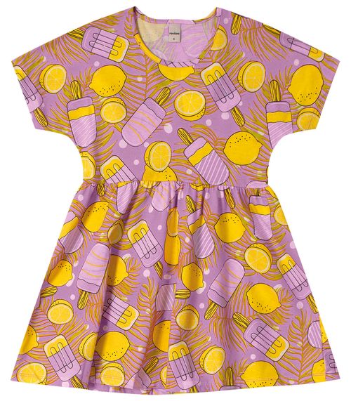 Vestido Infantil Rovitex Kids Rosa