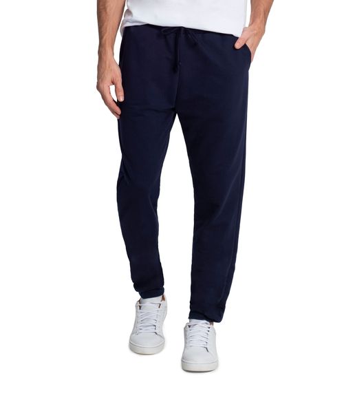 Calça Masculina Básica Moletom Diametro Azul