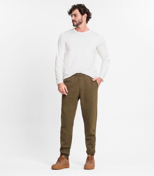 Calça Masculina Em Moletom Diametro Verde