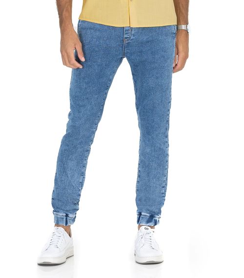 Calça Masculina Em Comfort Denim Diametro Azul