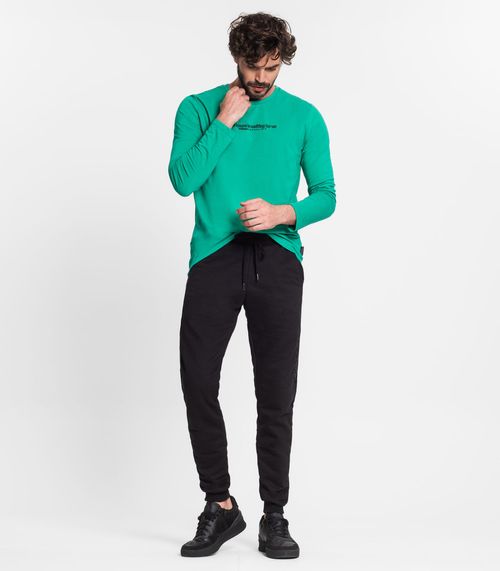 Calça Masculina  Com Bolso Diametro Preto