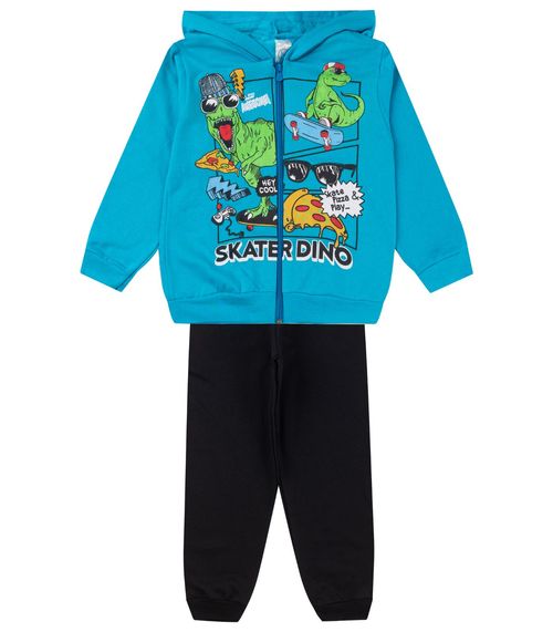 Conjunto Infantil Menino Com Jaqueta Select Azul