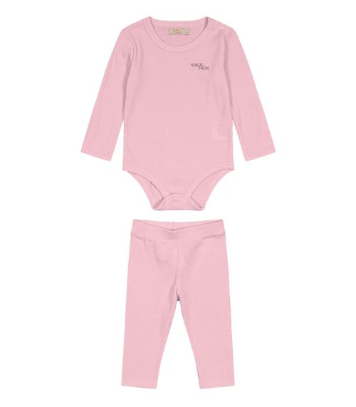 Conjunto Infantil Feminino Body Trick Nick Rosa