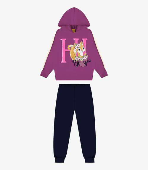 Conjunto Infantil Feminino Rovi Kids Roxo