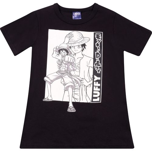 Camiseta Luffy Preto - Disney