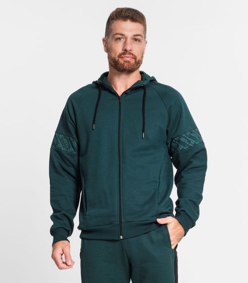 Jaqueta Com Capuz Masculina Diametro Verde