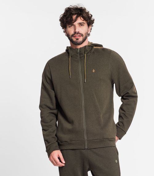 Jaqueta Com Capuz Masculina Diametro Verde