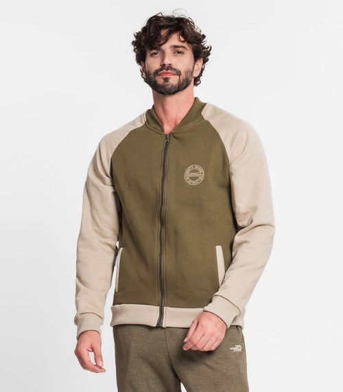 Jaqueta Masculina Moletom Diametro Verde