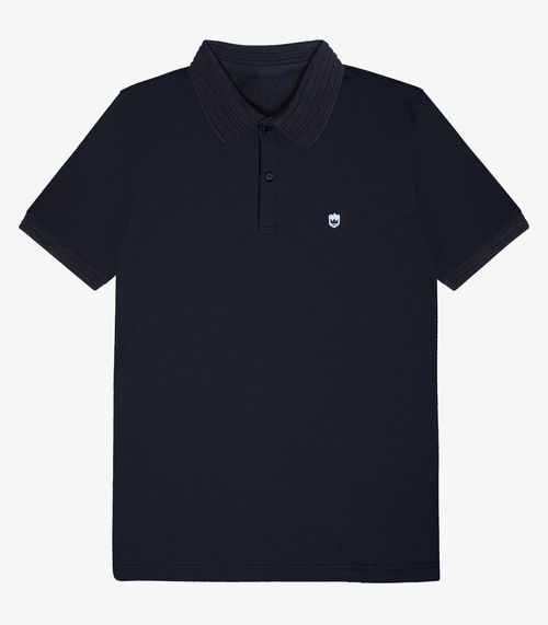 Polo Masculina Regular Select Preto