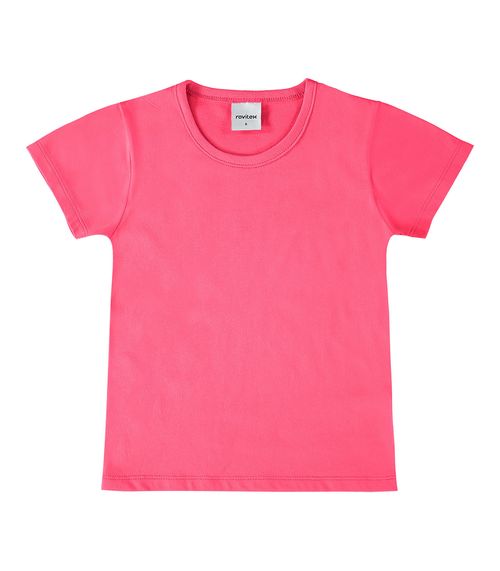 Blusa Básica Infantil Feminina Rovitex Kids Rosa