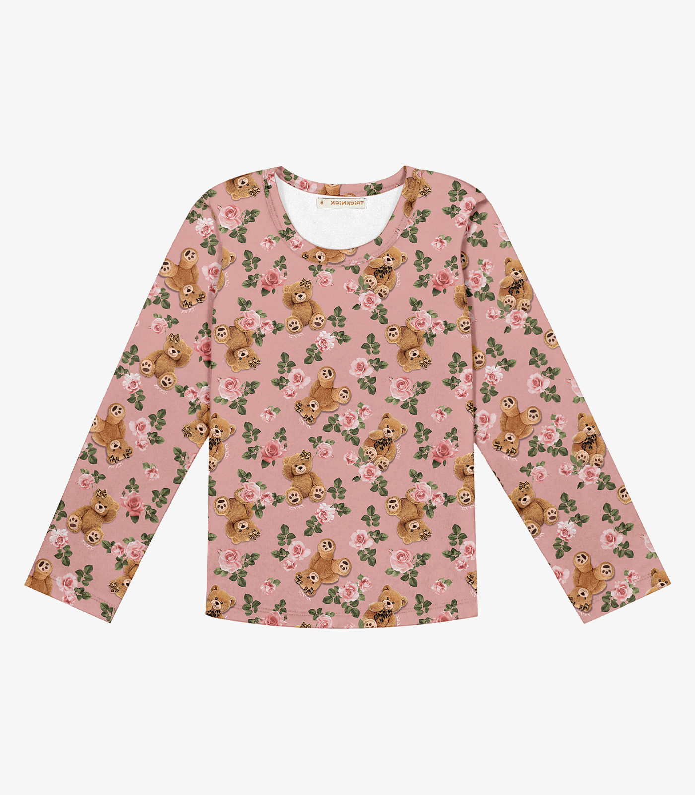 Blusa Infantil Feminina Malha Térmica Trick Nick Rosa