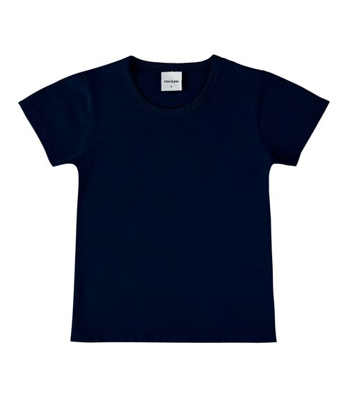 Blusa Básica Infantil Feminina Rovitex Kids Azul