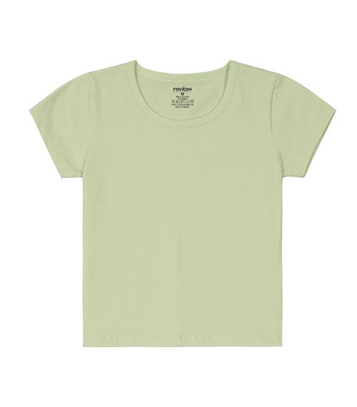 Blusa Básica Infantil Feminina Rovitex Kids Verde