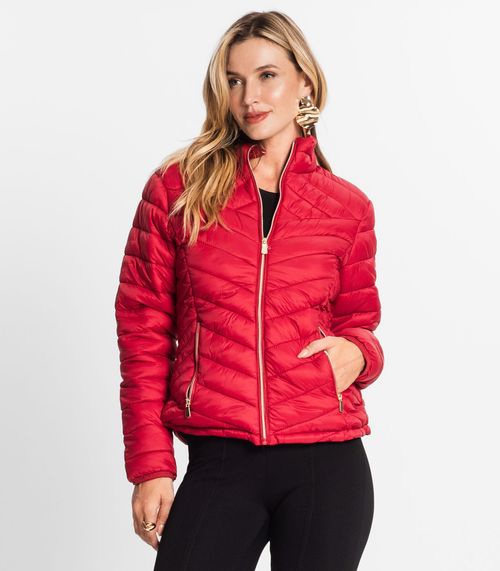 Jaqueta Puffer Feminina Endless Vermelho