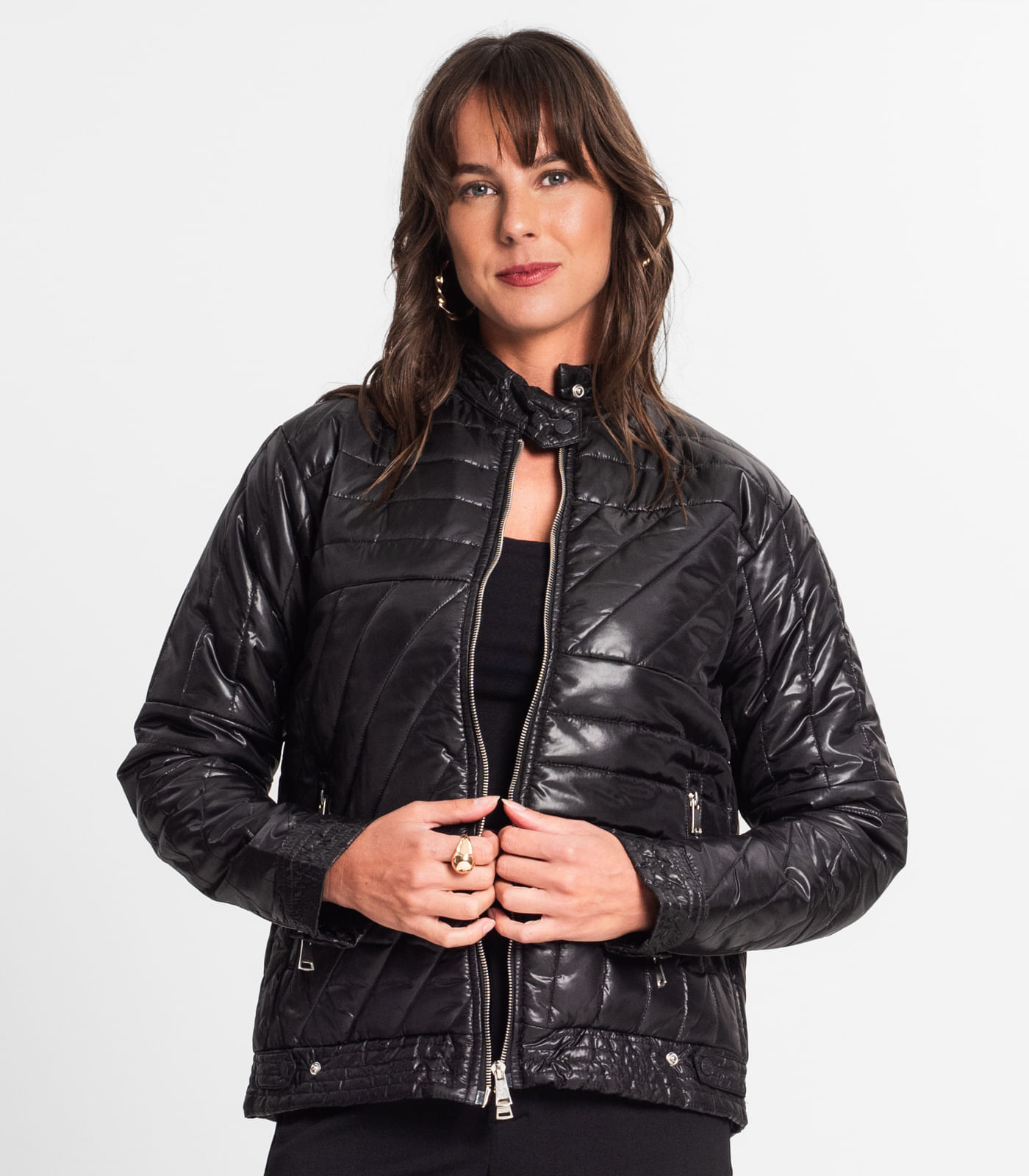 Jaqueta Preta Jaqueta Suede Com Tachas Jaqueta Jeans Preta Zara