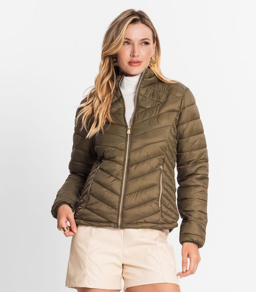 Jaqueta Puffer Feminina Endless Verde