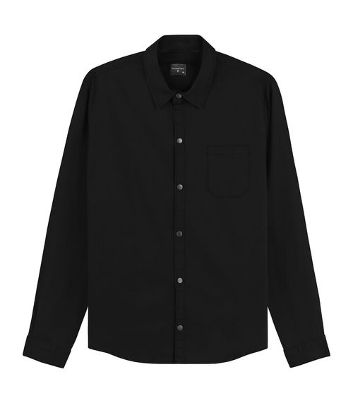 Camisa Manga Longa Sarja Diametro Preto