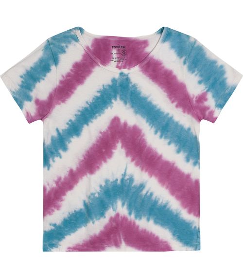 Blusa Feminina Juvenil Tie Dye Rovitex Teen Azul