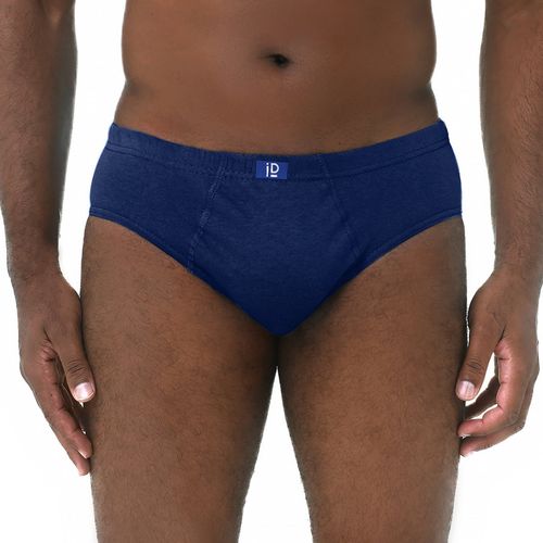 Kit 3 Cuecas Slip Com Elástico Embutido – Tam G