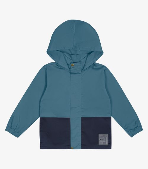 Jaqueta Infantil Masculina Com Capuz Trick Nick Azul