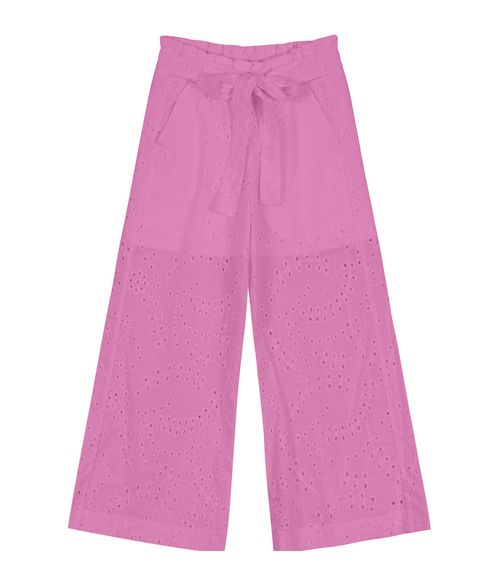 Calça Infantil Clochard Wide Leg Trick Nick Rosa