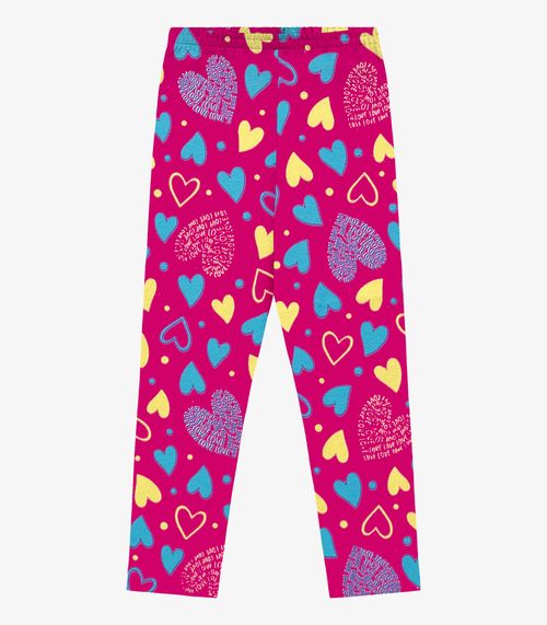 Legging Infantil Estampada Rovi Kids Rosa