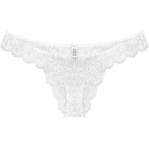 Calcinha Biquíni Renda Branco - Lutestil