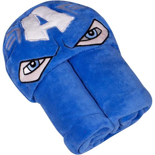 Manta Capuz Capitão America 100X130