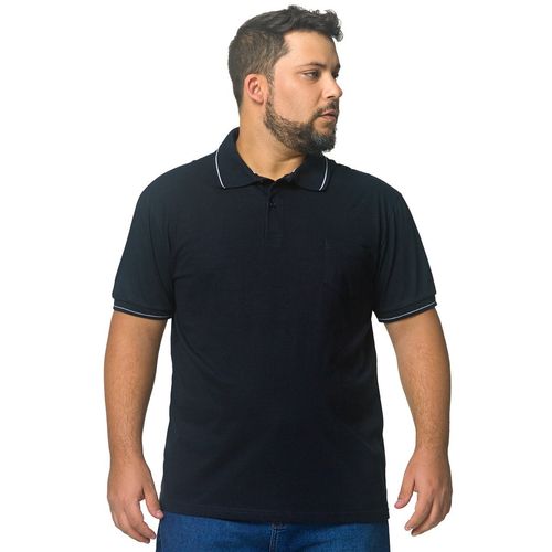 Polo Manga Curta Plus Size  - Id Casual