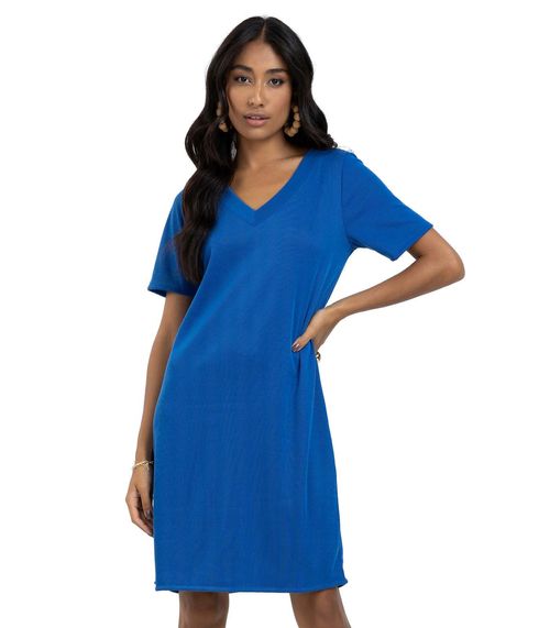 Vestido Feminino Ribana Endless Azul