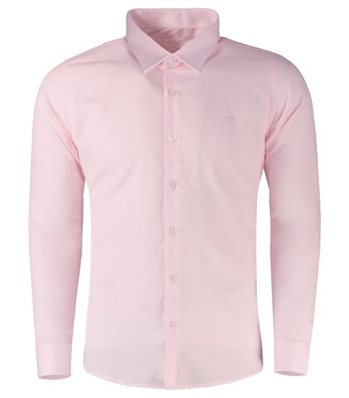 Camisa Masculina Manga Longa Ogochi Rosa