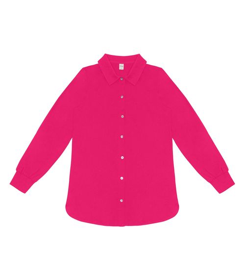 Camisa Feminina Manga Longa Rovitex Rosa