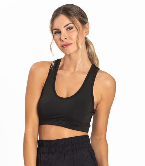 Top Feminino Liso FTK Preto