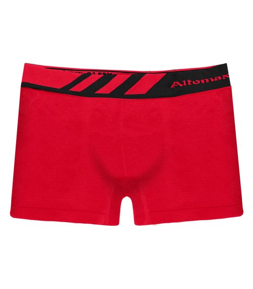 Cueca Boxer Lisa Microfibra Altomax Vermelho