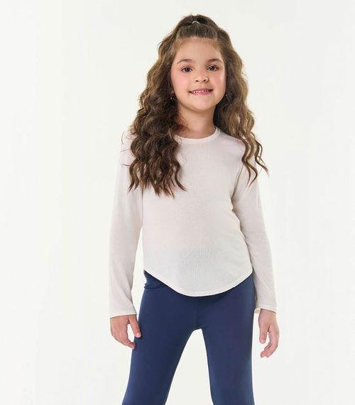 Blusa Infantil Feminina Colorê Trick Nick Bege